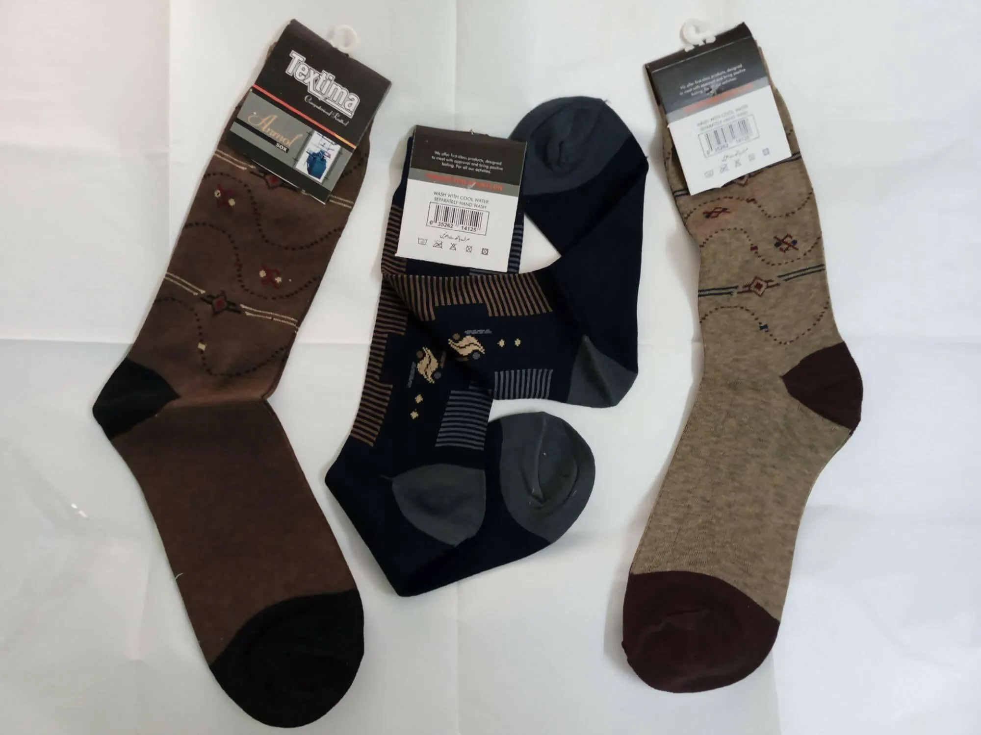 02 Pair of Socks for Men's - High Quality Cotton Socks for man