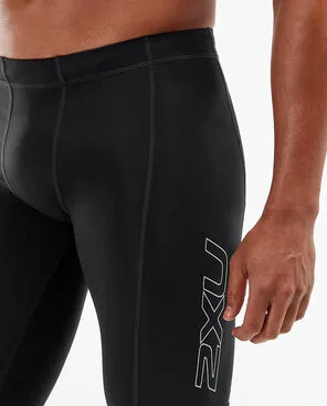 2XU Men's COMPRESSION SHORTS-MA3851B (BLK/SIL)