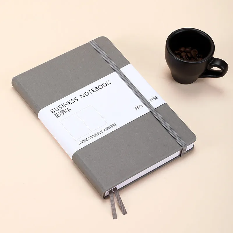 A5 leather tight belt notepad customized