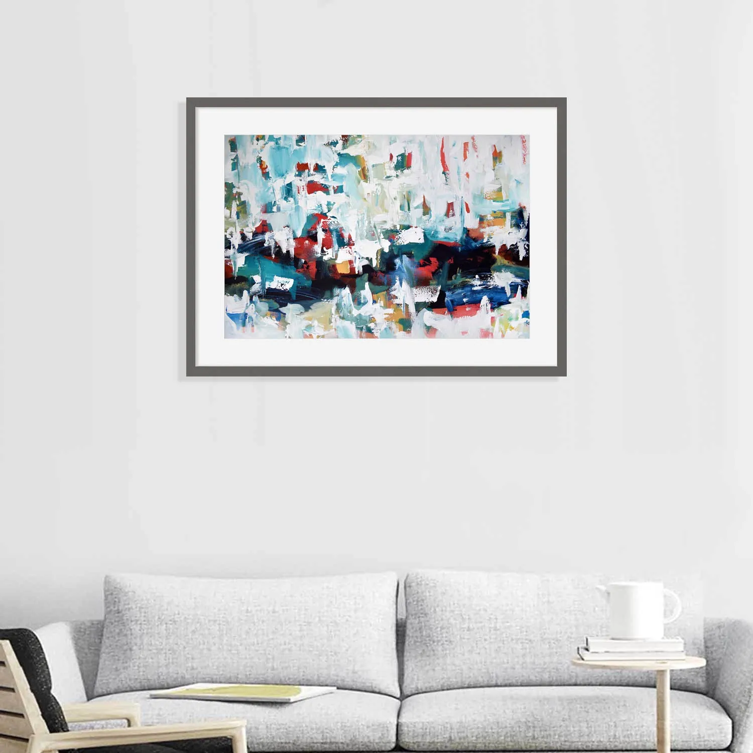 Abstract 199 Framed Art