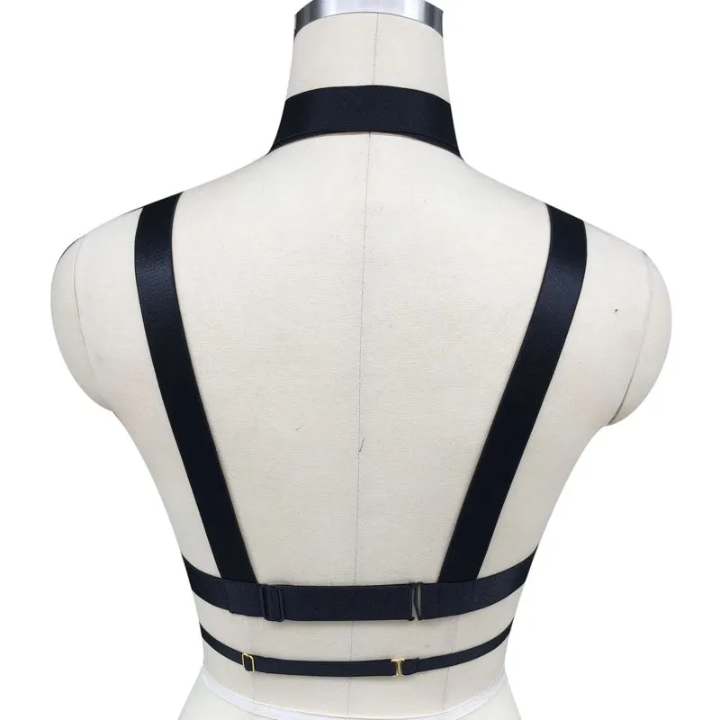 Adjustable Spandex Harness Bra