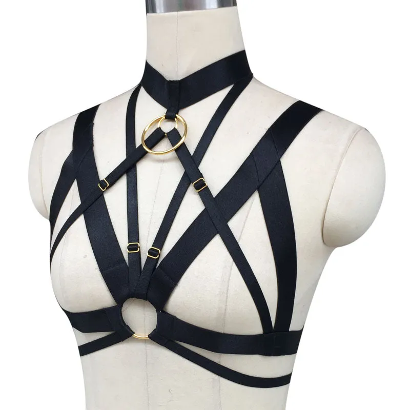 Adjustable Spandex Harness Bra