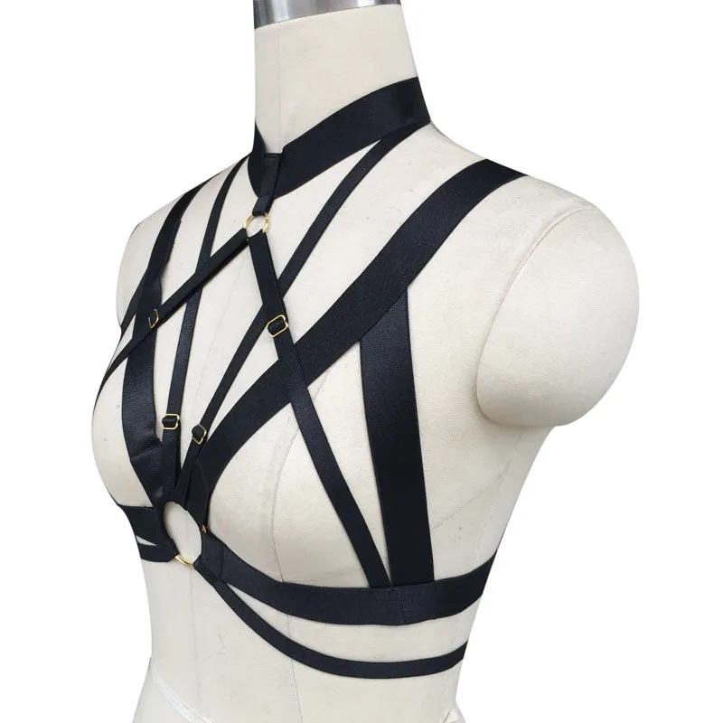 Adjustable Spandex Harness Bra