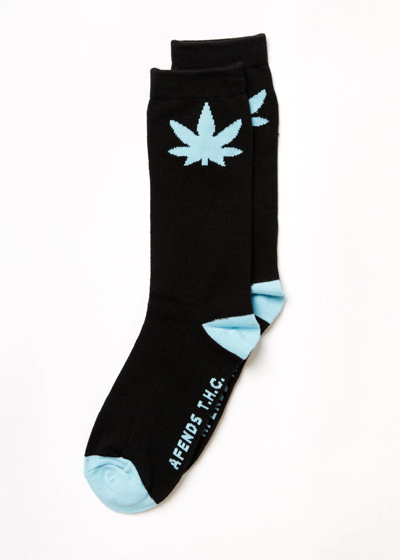 AFENDS Unisex Controlla - Crew Socks - Black