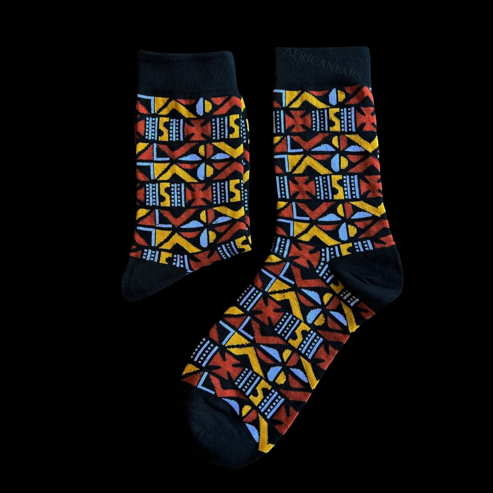 African socks / Afro socks set OHENEBA in pouch - Set of 4 pairs