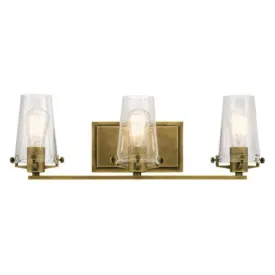 Alton 24 in. 3 Lights Vanity Light Brass Finish