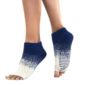 Anklet Grip Socks - Blue Effervescent (Barre / Pilates)