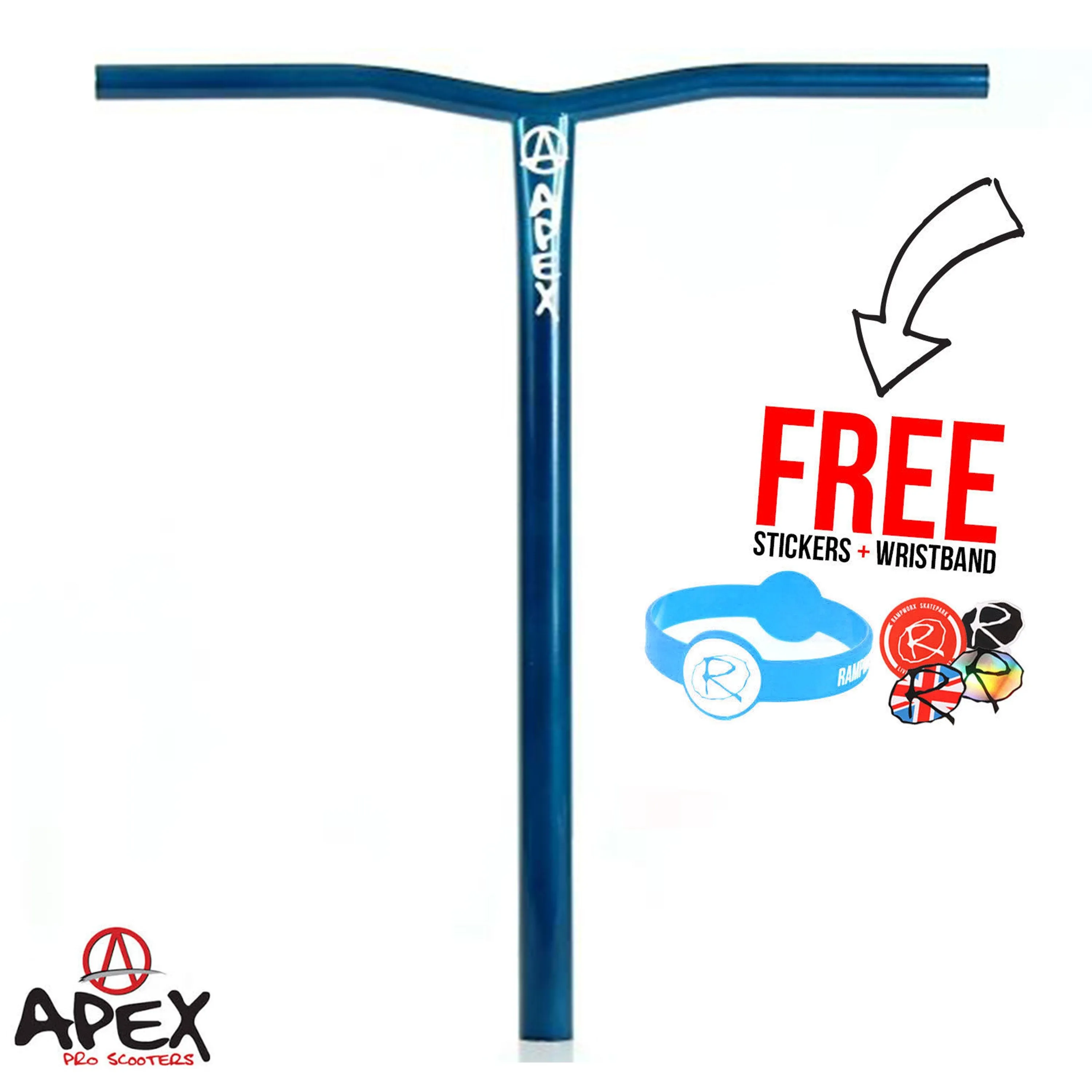 Apex Pro Scooters Team Bol Bars SCS, Blue