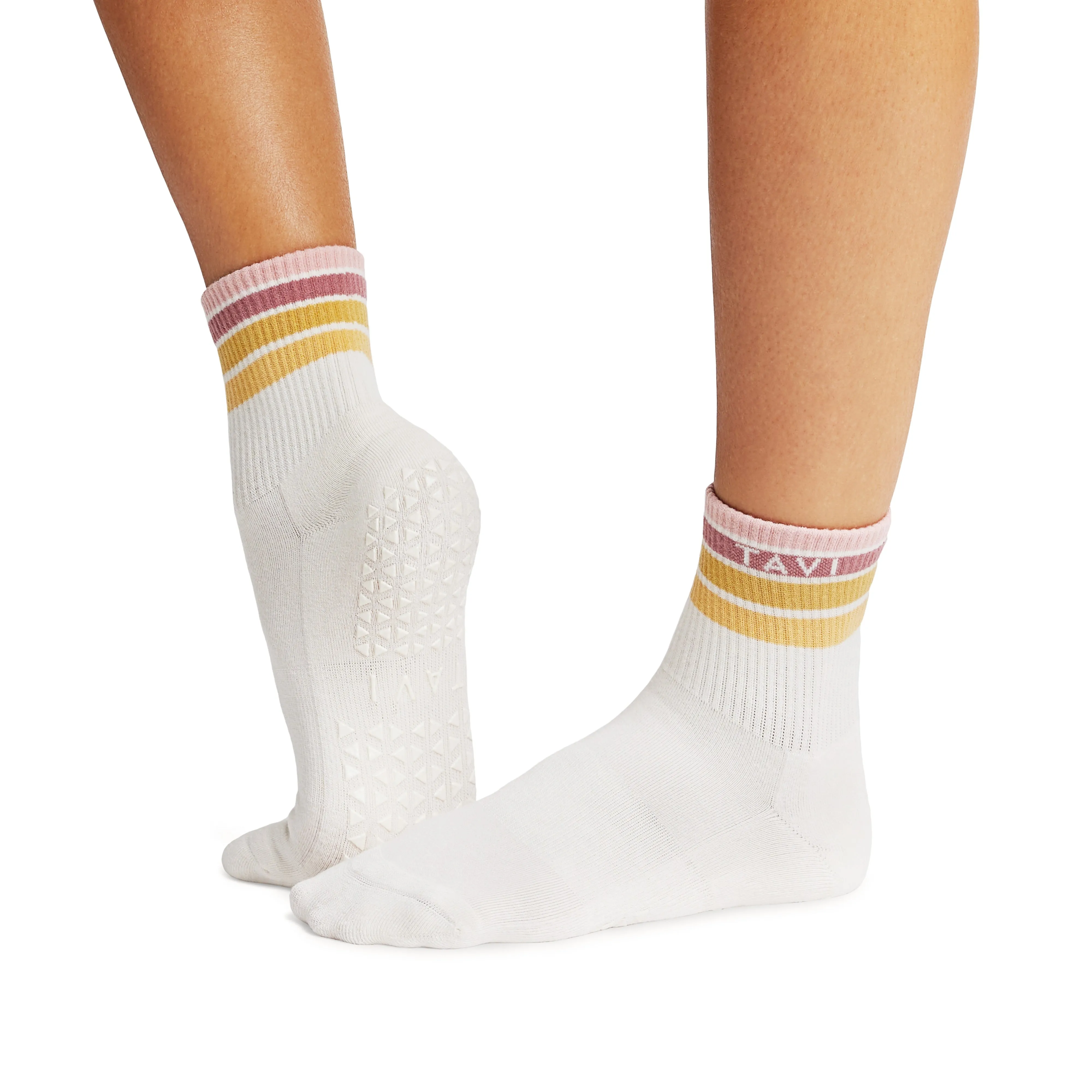 Aria - Midi Crew - Grip Socks (Pilates / Barre)