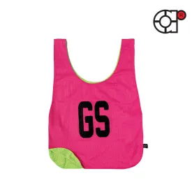 ARORA MICROFIBER MESH NETBALL REVERSIBLE SENIOR & JUNIOR SET (MAGENTA/NEON GREEN)