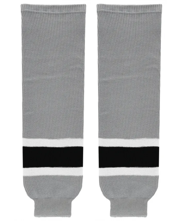 Athletic Knit (AK) HS630-954 Los Angeles Kings Stadium Series Grey Knit Ice Hockey Socks