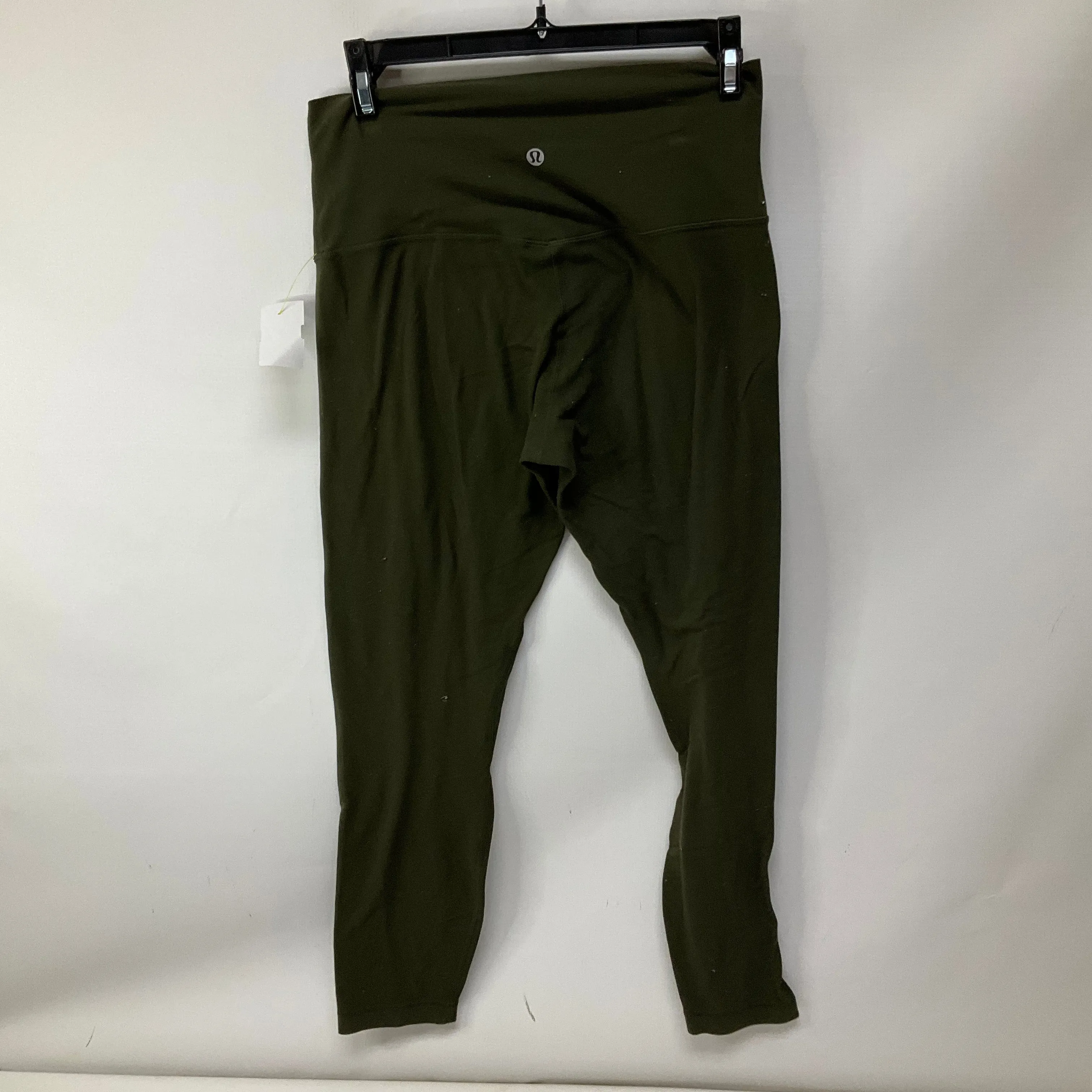 Athletic Leggings By Lululemon In Green, Size: 8