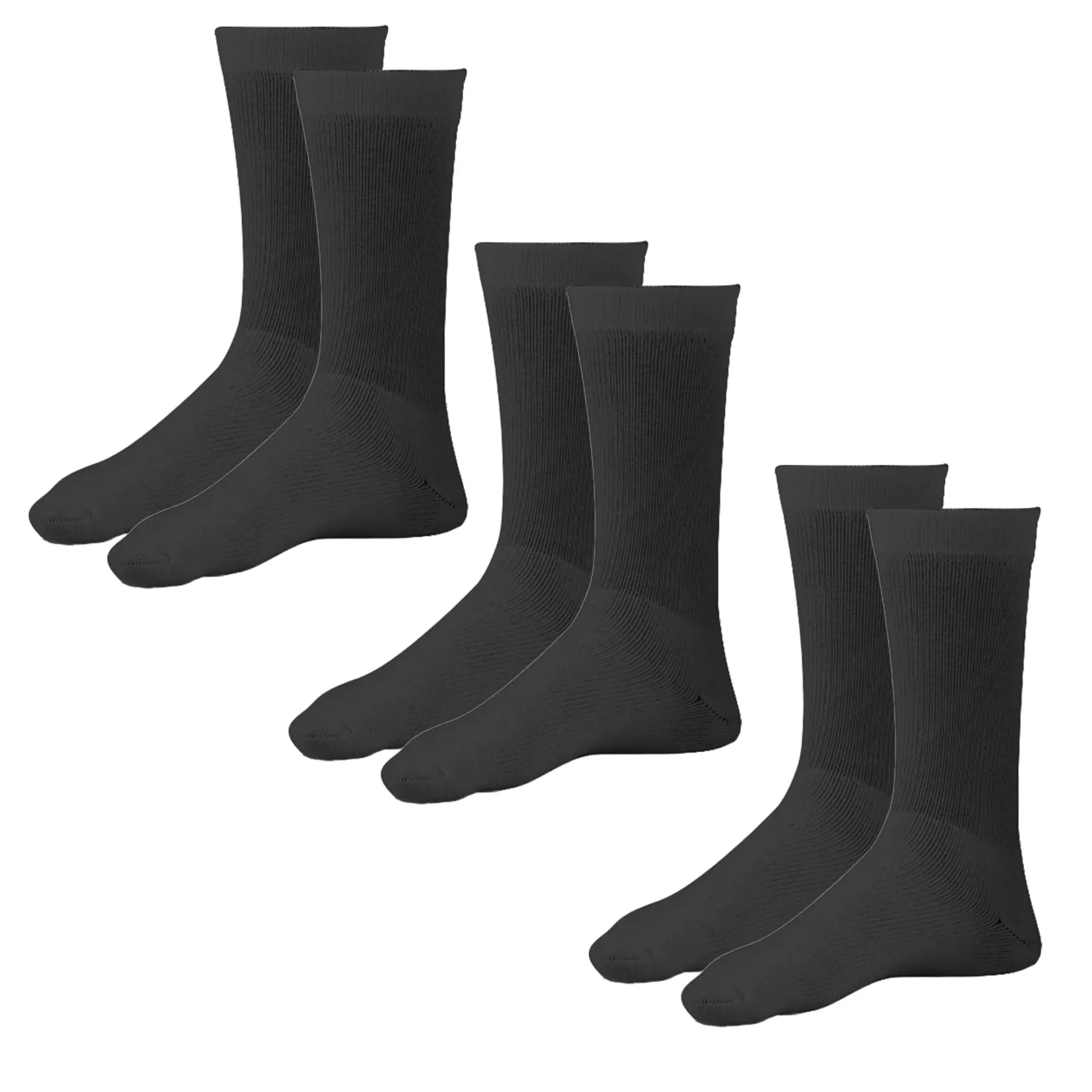 AW Style 130 Coolmax Crew Socks- 20-30 mmHg (3 Pack)