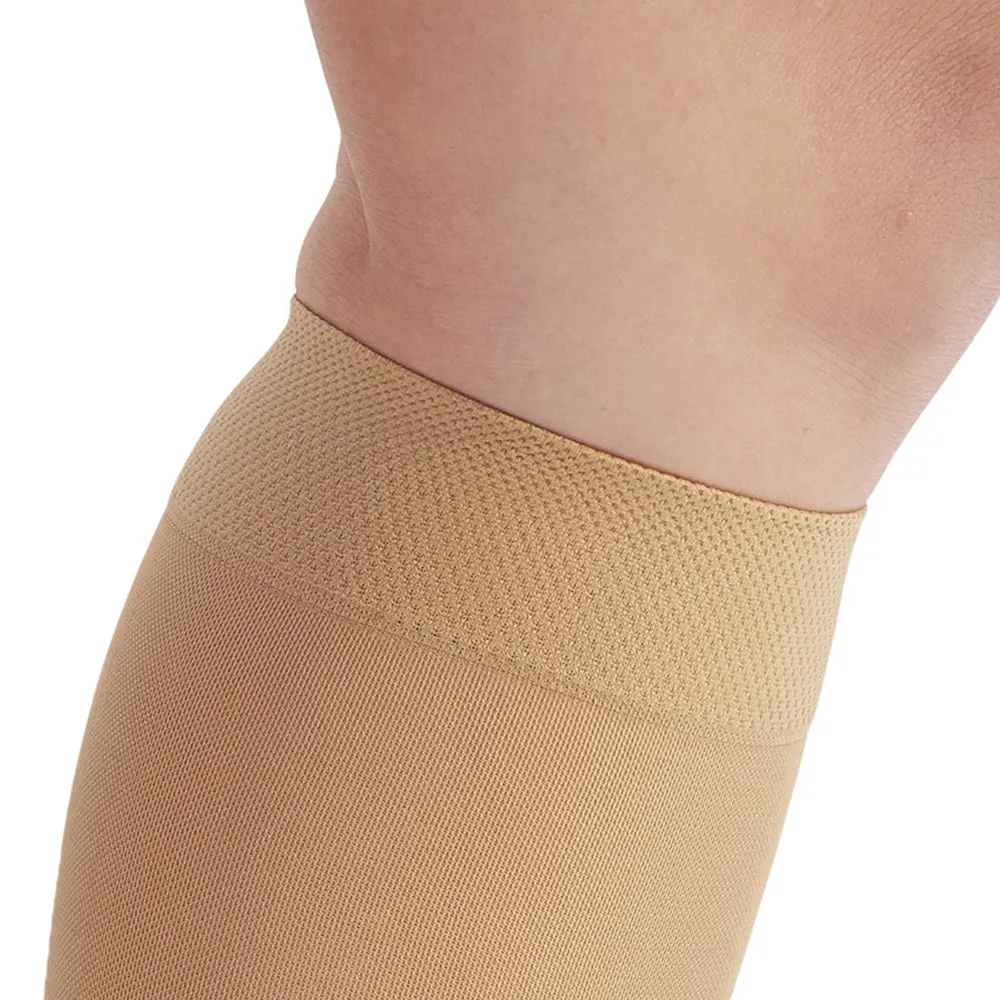 AW Style 213 Microfiber Opaque Knee Highs Open Toe - 20-30 mmHg