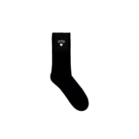 Basic Arte Heart Socks (Black)