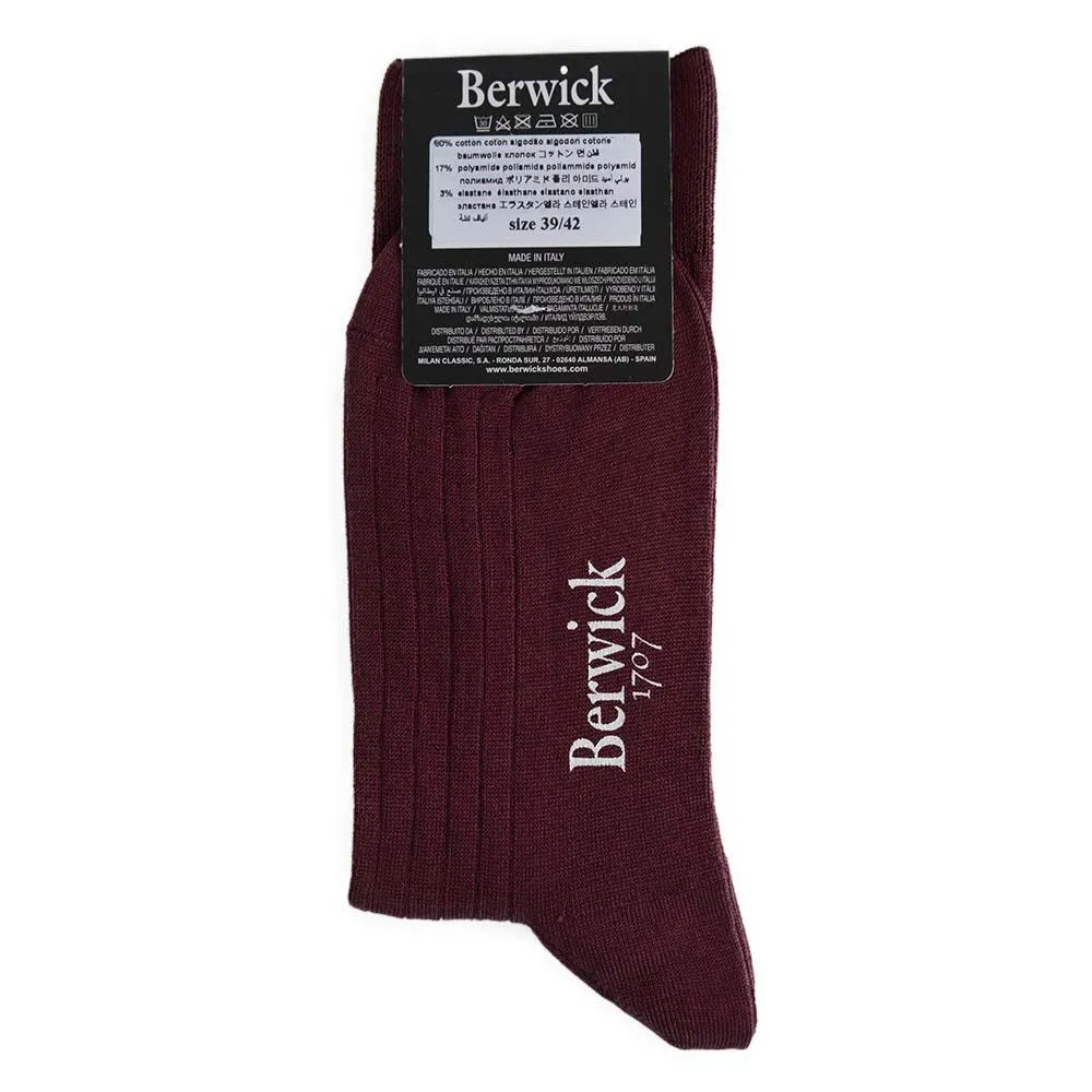 Berwick 1707 Cotton Blend Ribbed Socks