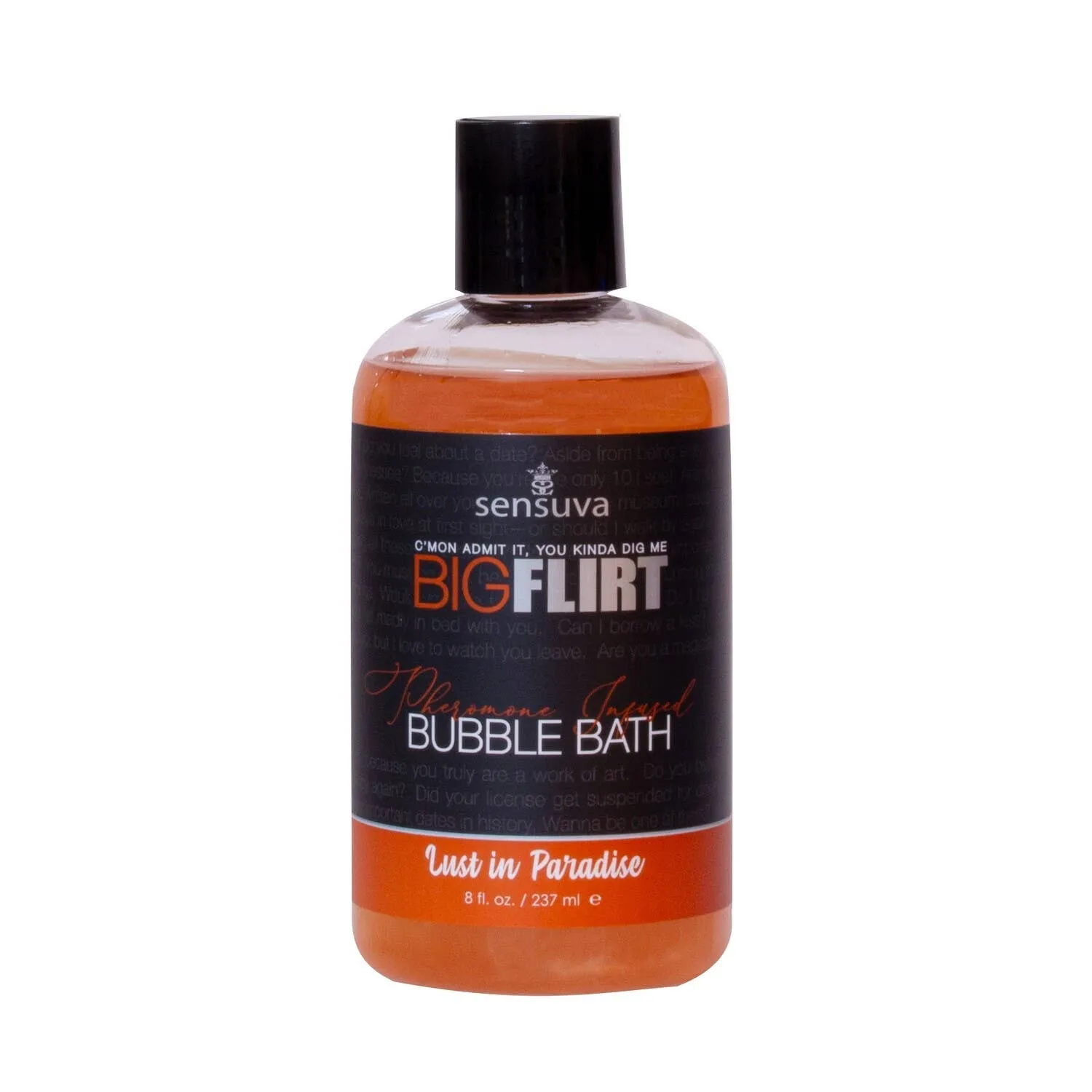 Big Flirt Pheromone Bubble Bath Lust in Paradise 8oz. Bottle