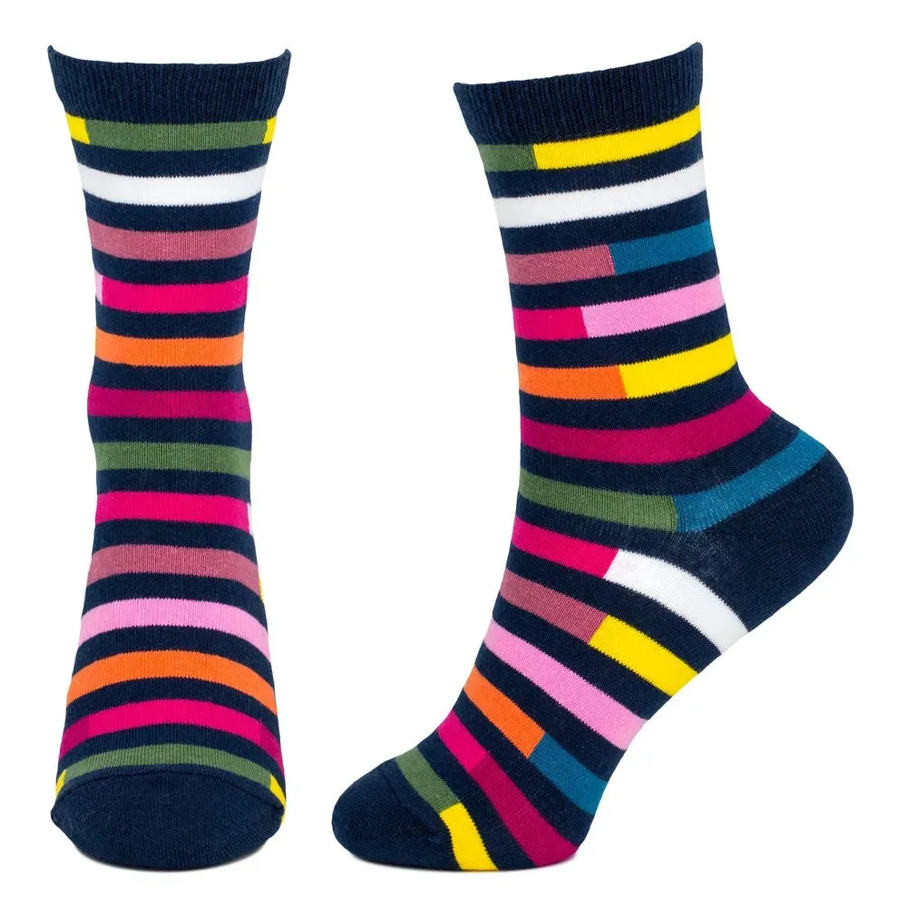 Block Stripe Multicoloured Socks