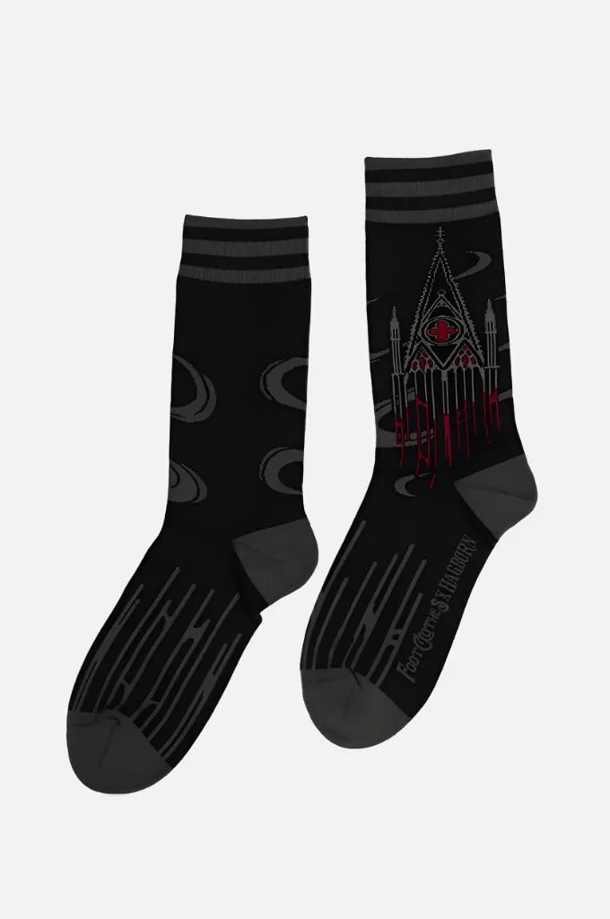 Blood Cathedral Socks