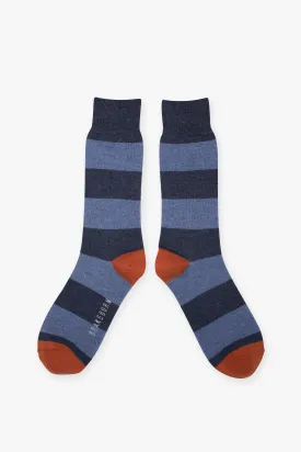 Blue Stripe Socks