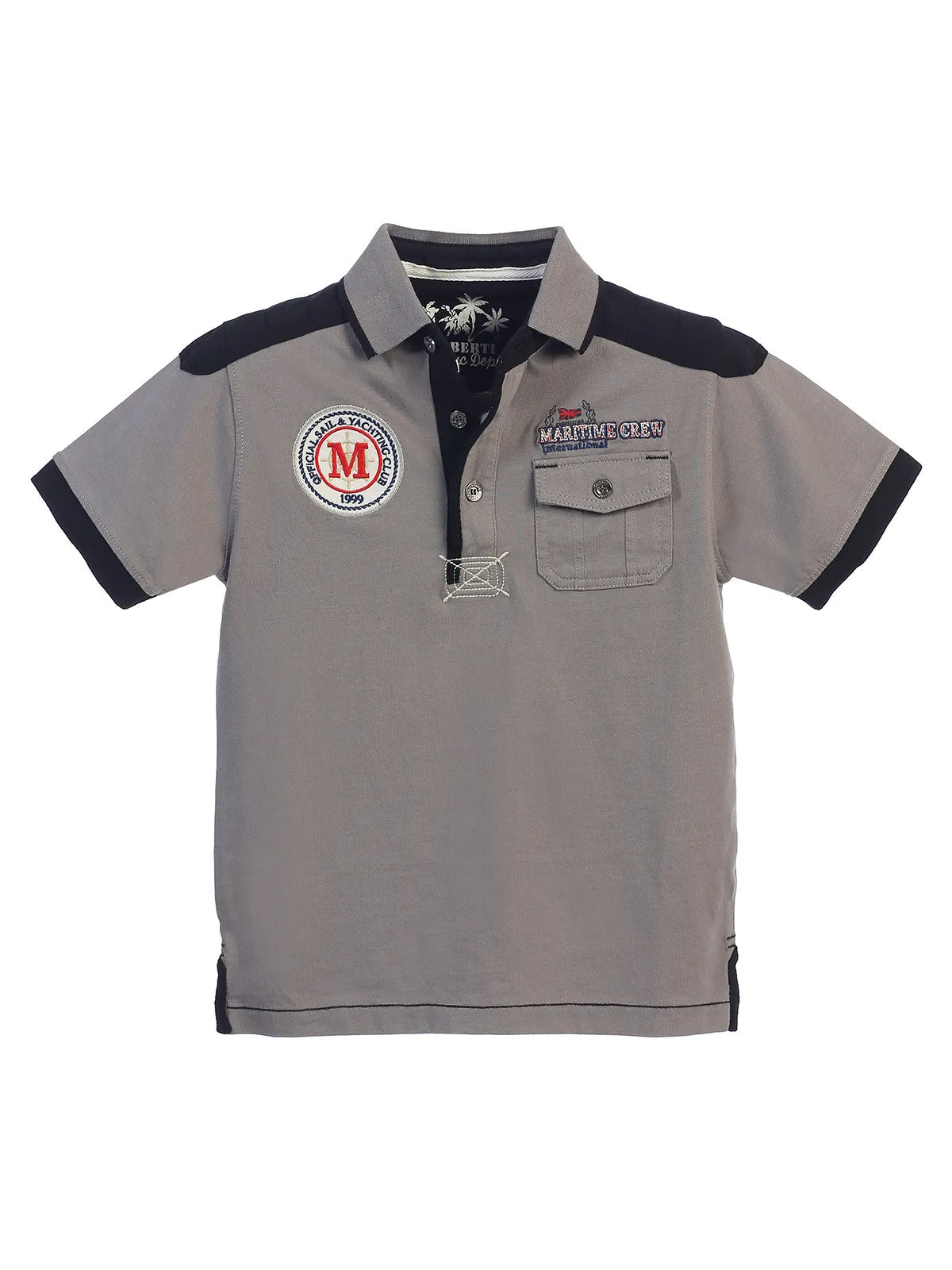 Boy's Nautical Polo Shirt