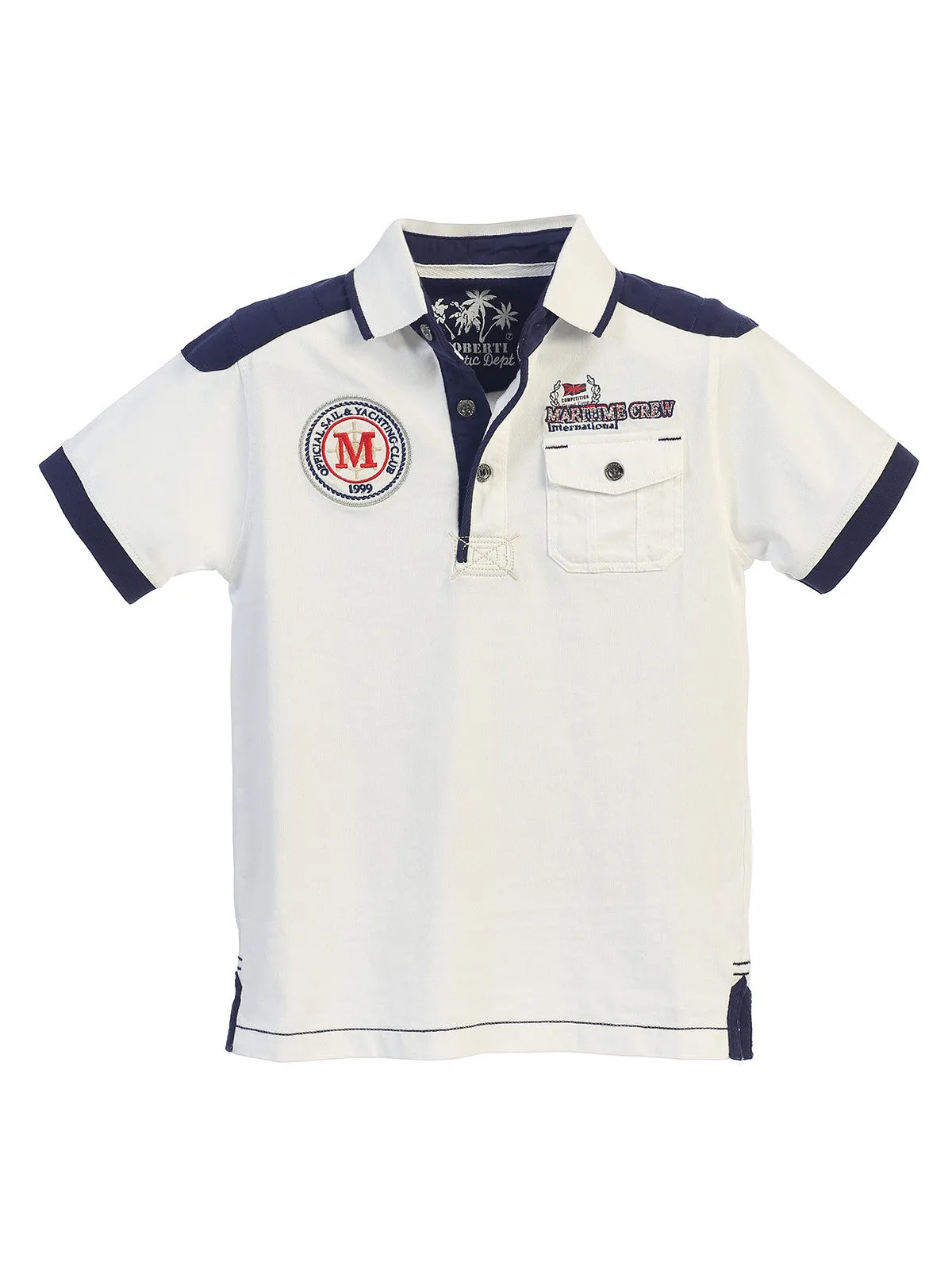 Boy's Nautical Polo Shirt