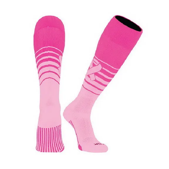 Breaker Aware Over-the-Calf Sock - Pink Ribbon (BKRAWR)