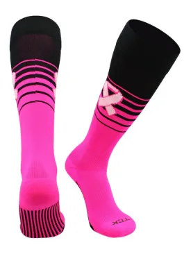 Breaker Aware Over-the-Calf Sock - Pink Ribbon (BKRAWR)