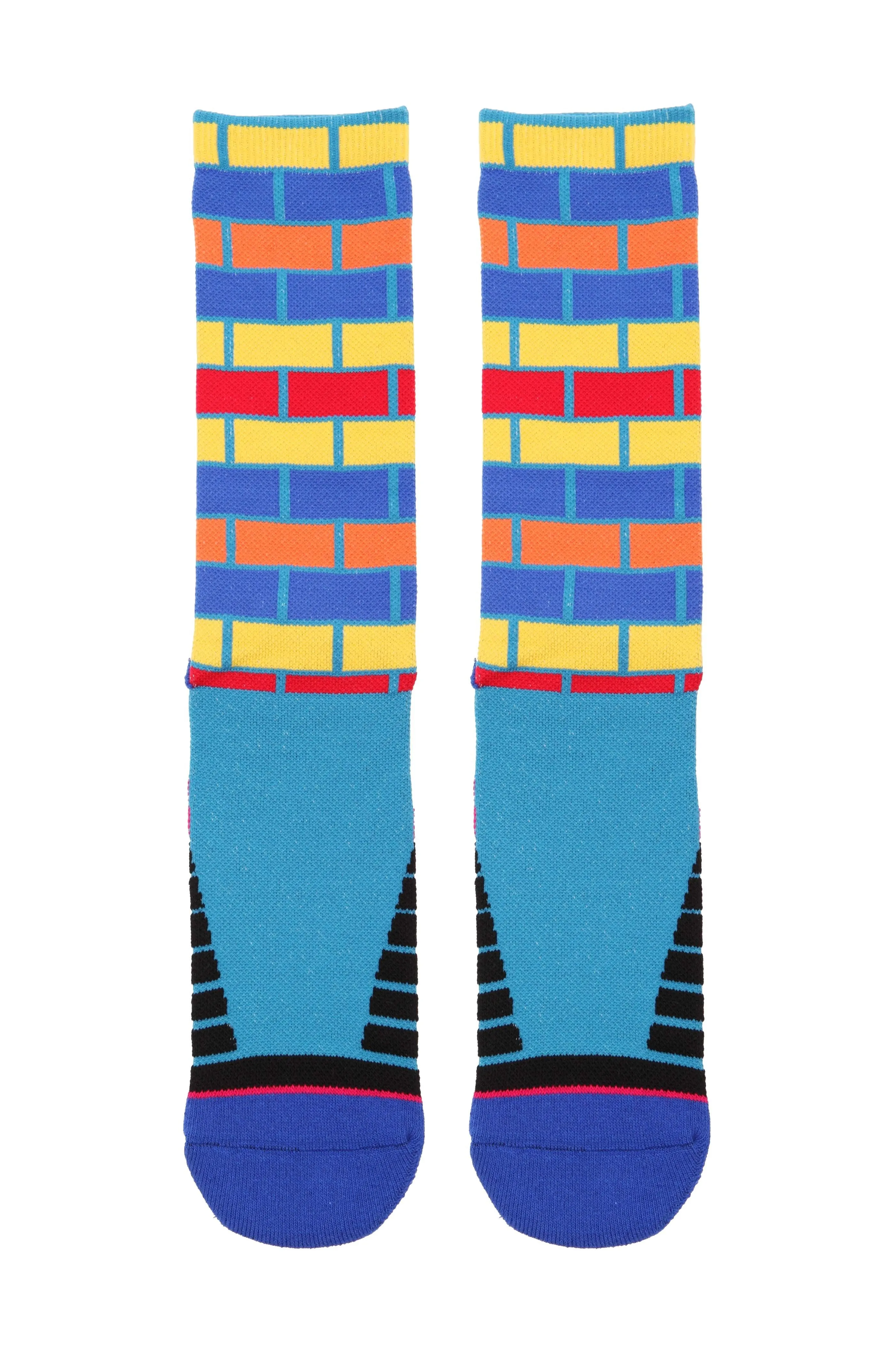 Brick Stripe Athletic Socks