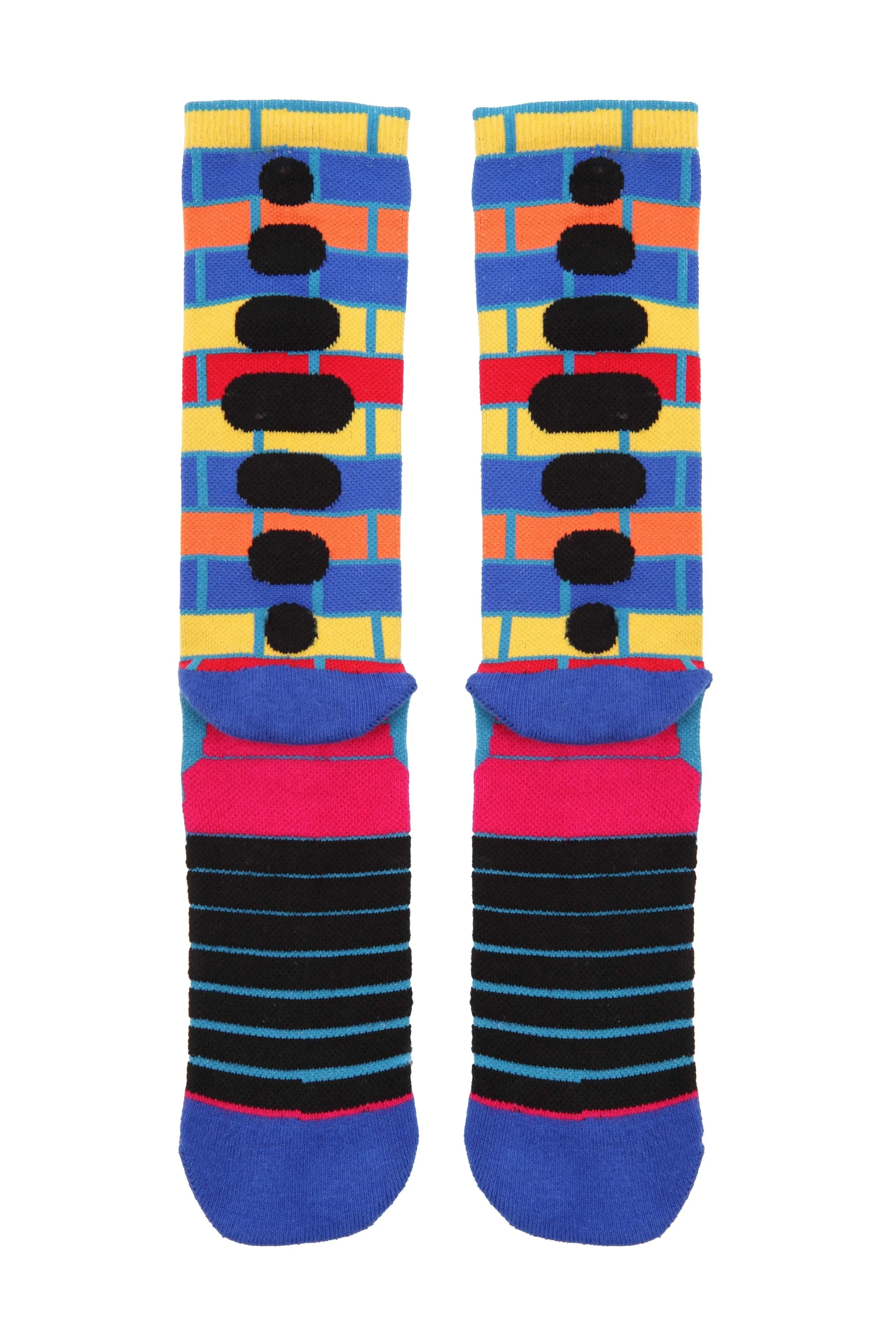 Brick Stripe Athletic Socks