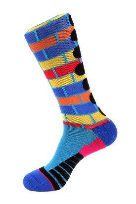 Brick Stripe Athletic Socks