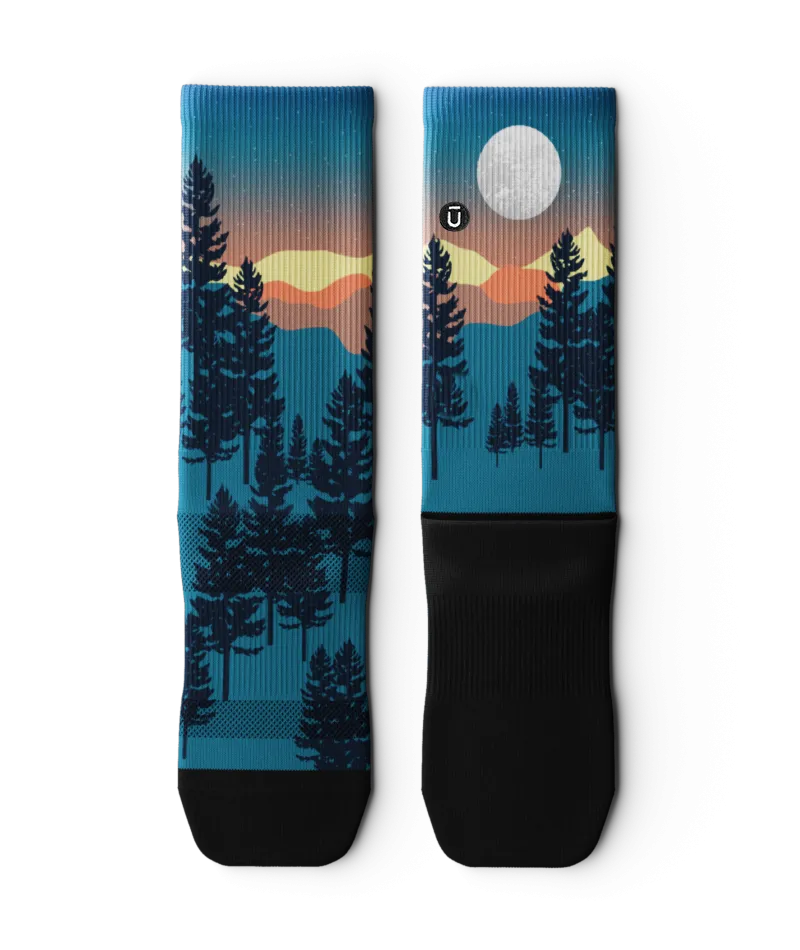 Bright Night Crew Socks