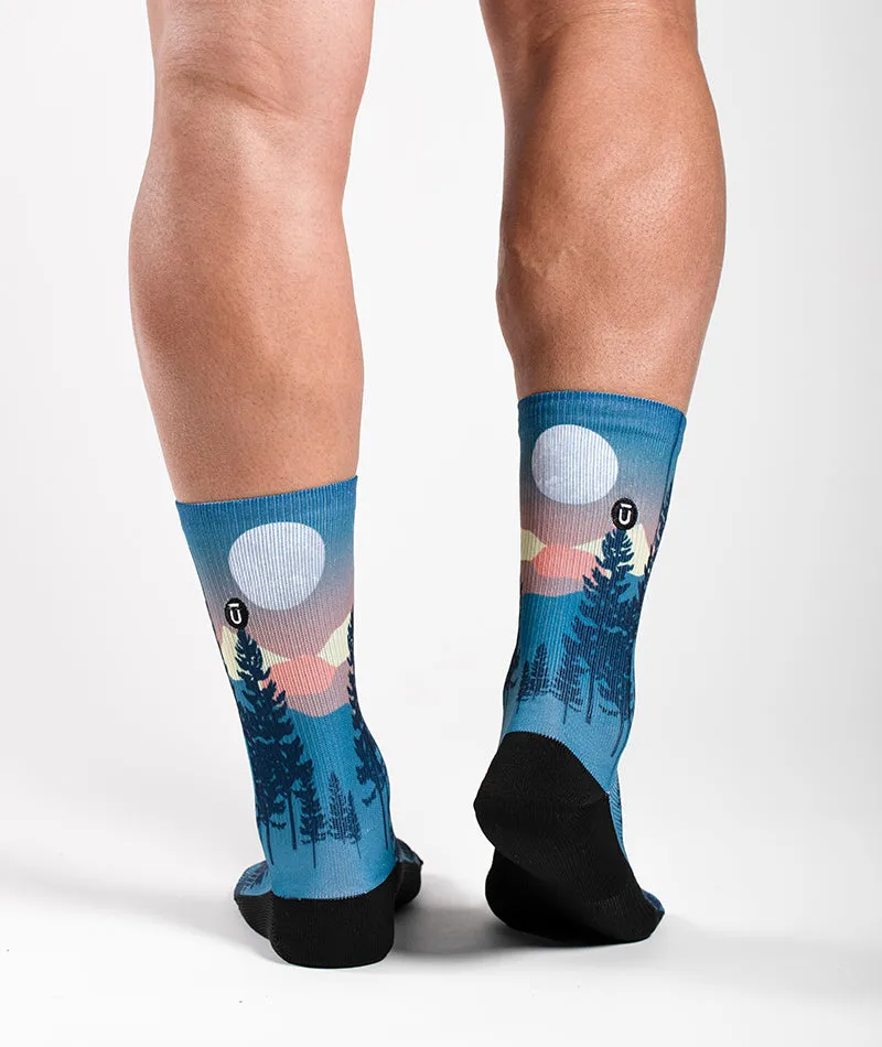 Bright Night Crew Socks