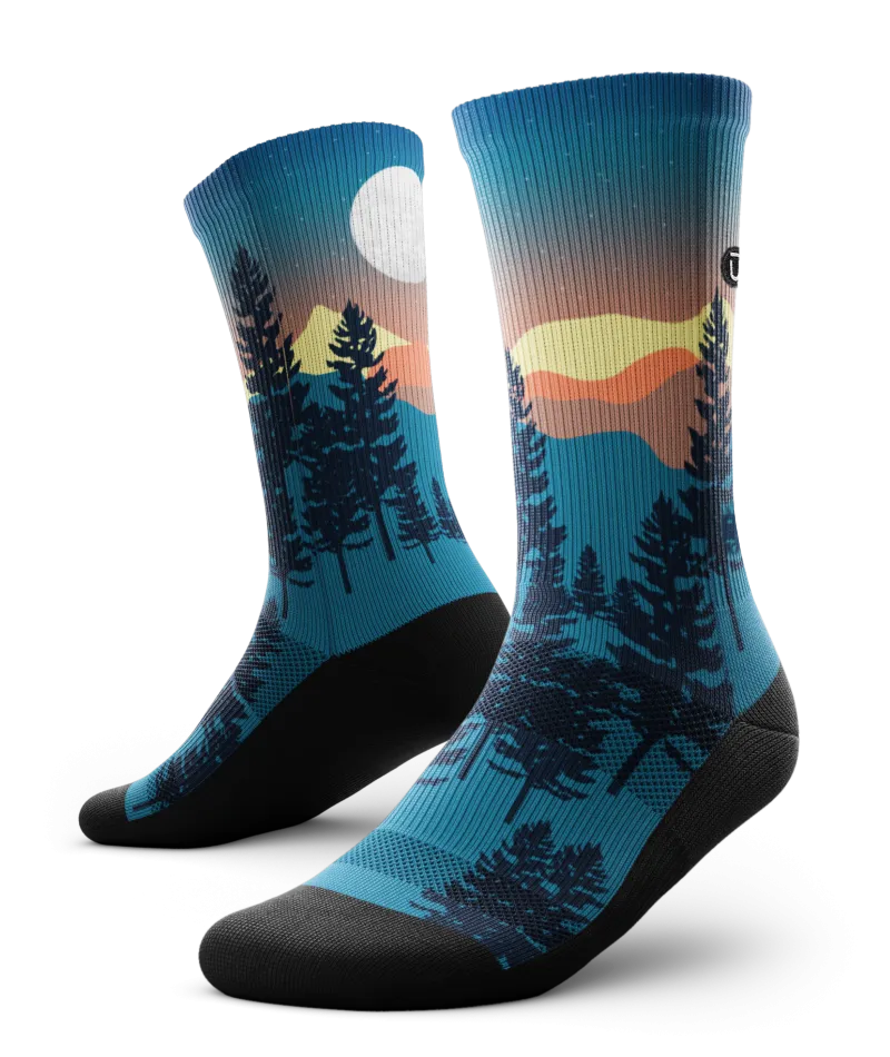 Bright Night Crew Socks