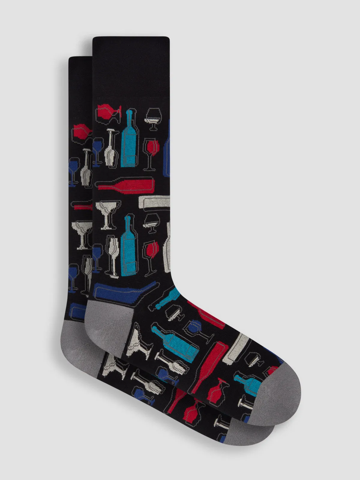 Bugatchi Socks Made in Italy | Black