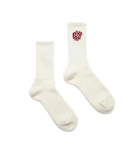 by Parra 1976 Logo Crew Socks 'Red'