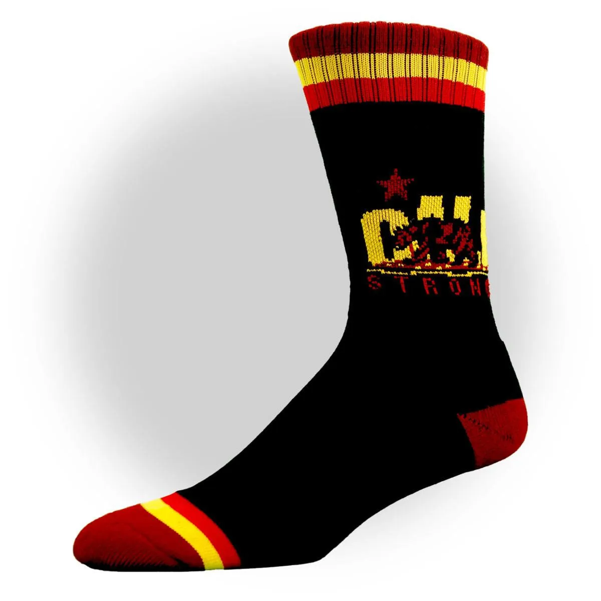 CALI Strong Original Trojan Athletic Crew Socks