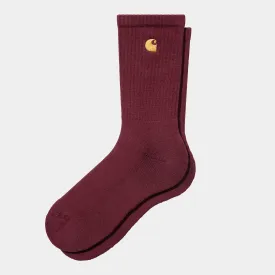 Carhartt WIP - Chase Socks - Amarone / Gold