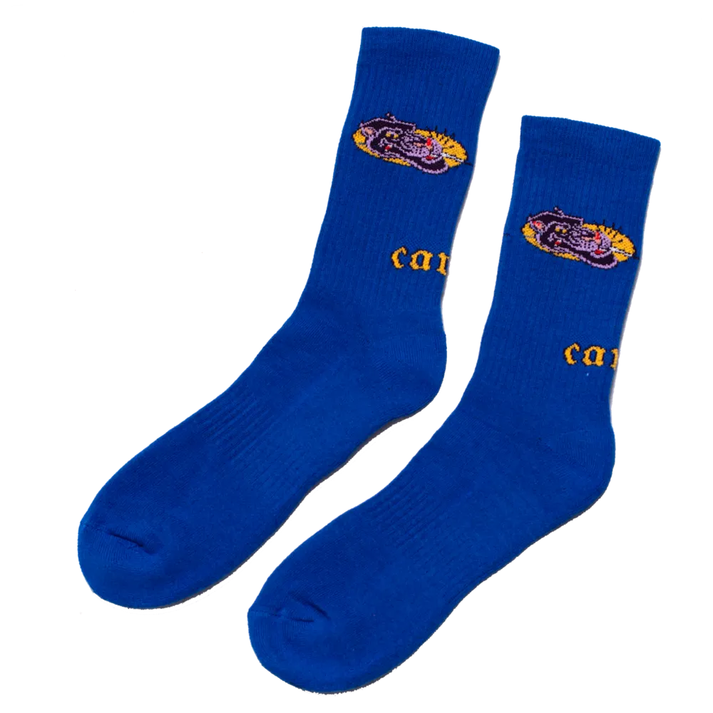 Carpet Panther Socks Blue