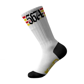 Cash Kidd - White 5674 Socks