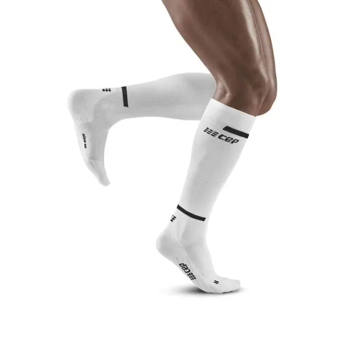 CEP Men's The Run Socks Tall v4 - White