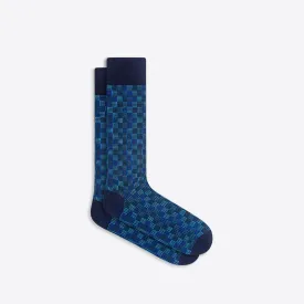 Checkerboard Mid-Calf Socks