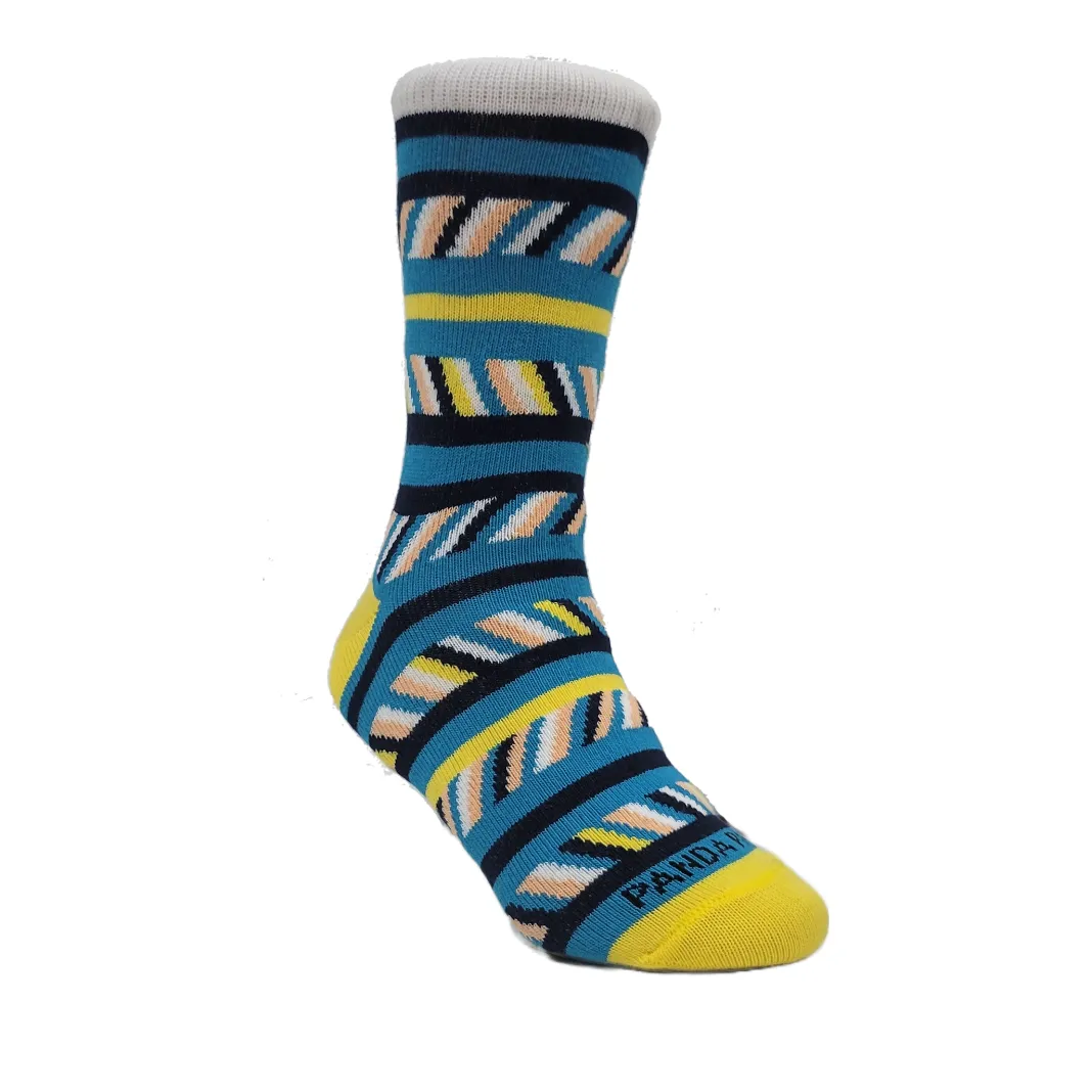 Cool Blue Patterned Socks for Kids from the Sock Panda (Ages 3-7)