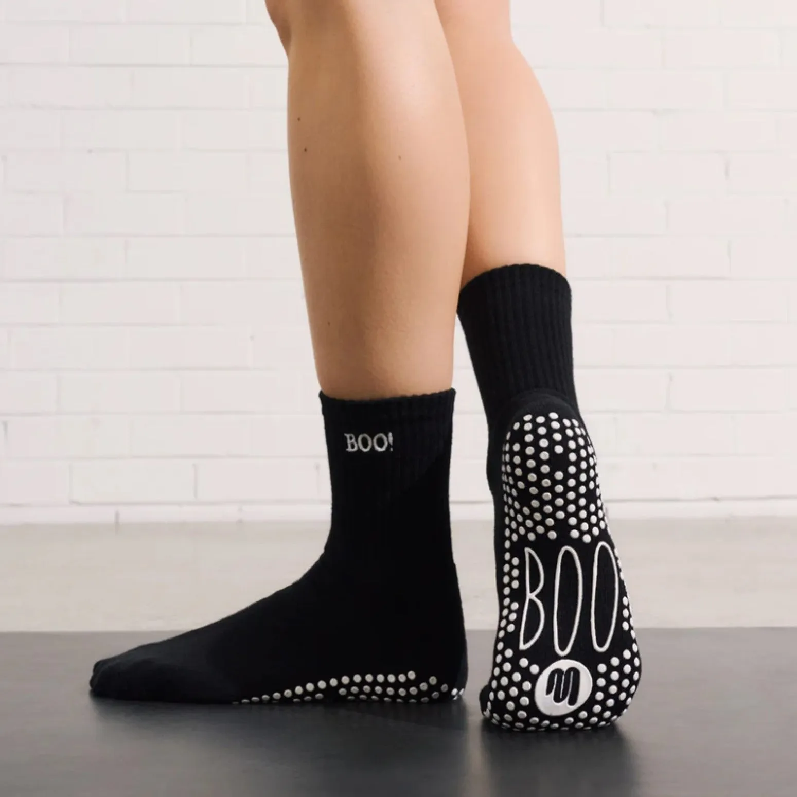 Crew Grip Socks - BOO (Barre / Pilates)