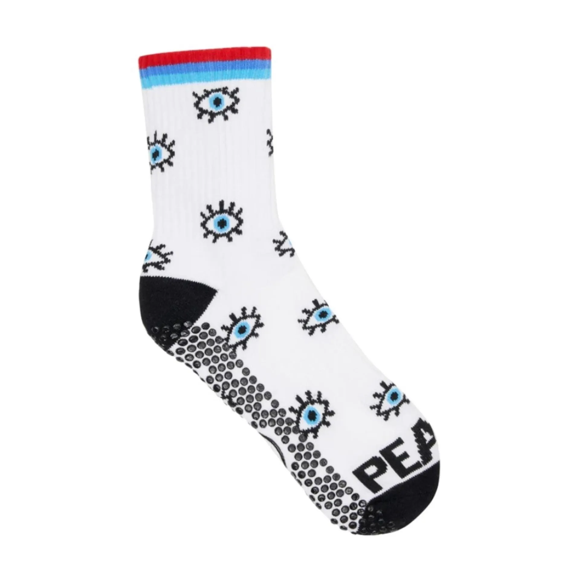 Crew - Love & Peace Grip Socks (Barre / Pilates)