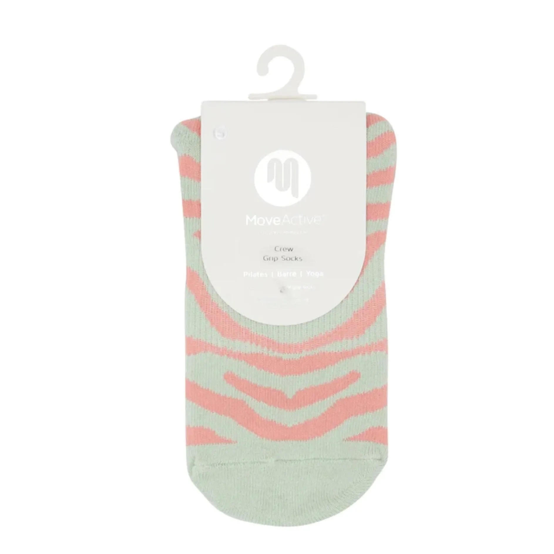 Crew - Zebra Grip Socks (Barre / Pilates)