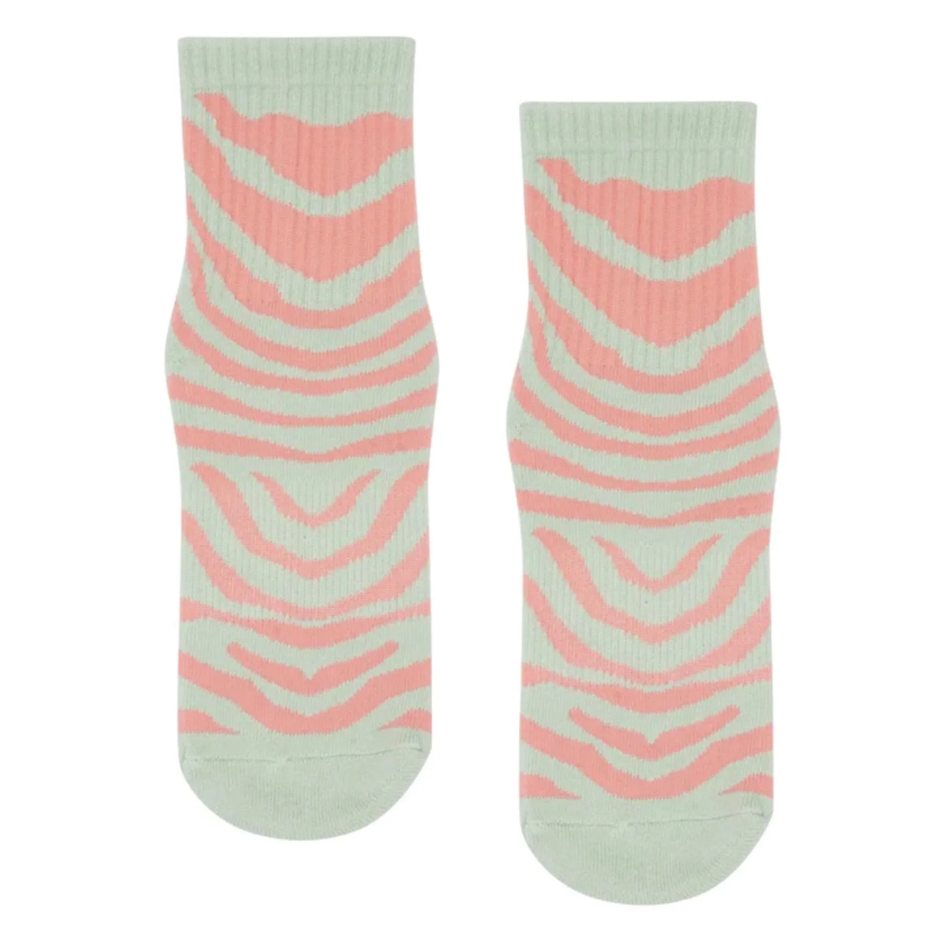 Crew - Zebra Grip Socks (Barre / Pilates)