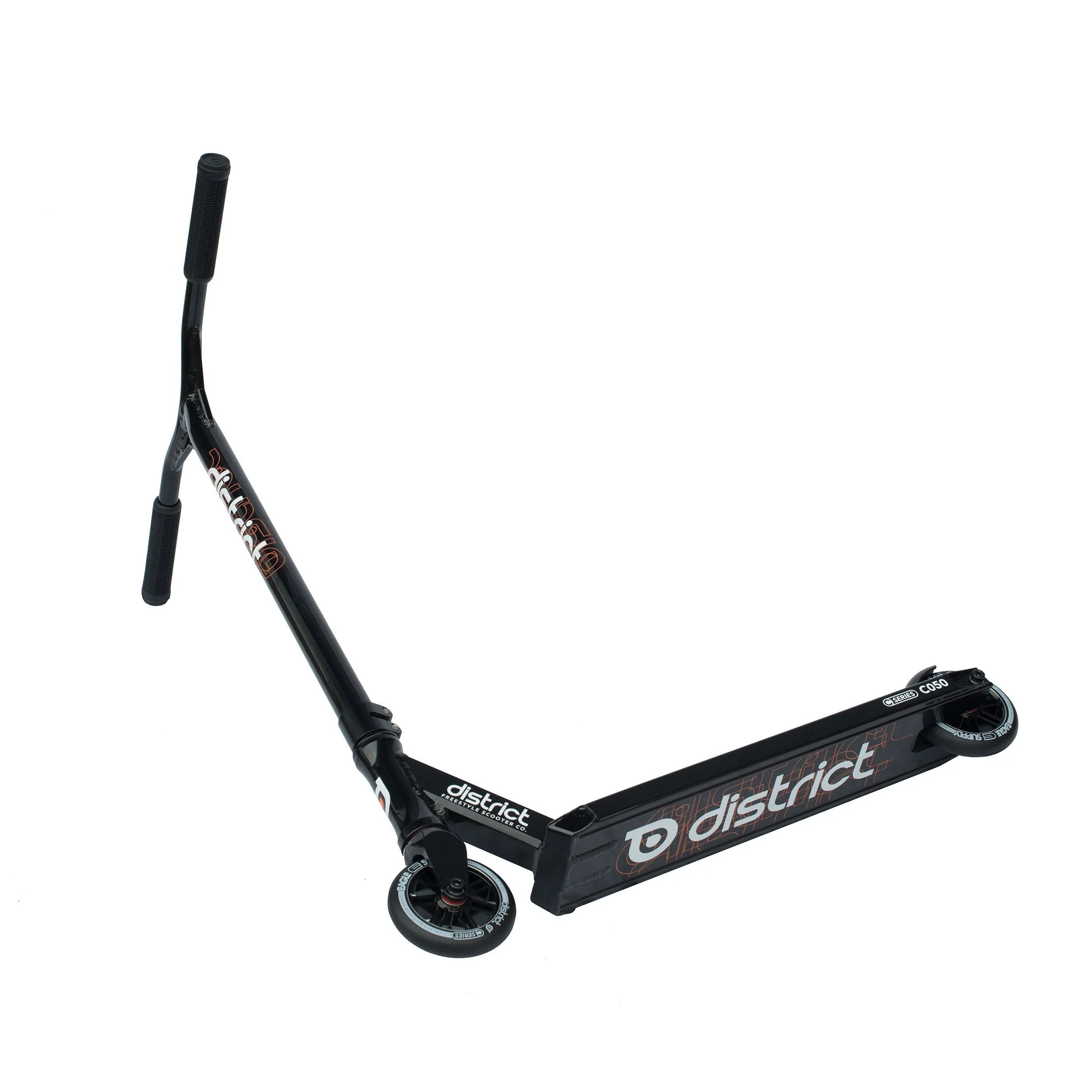 District Scooters C050 Complete Stunt Scooter, Black/Black