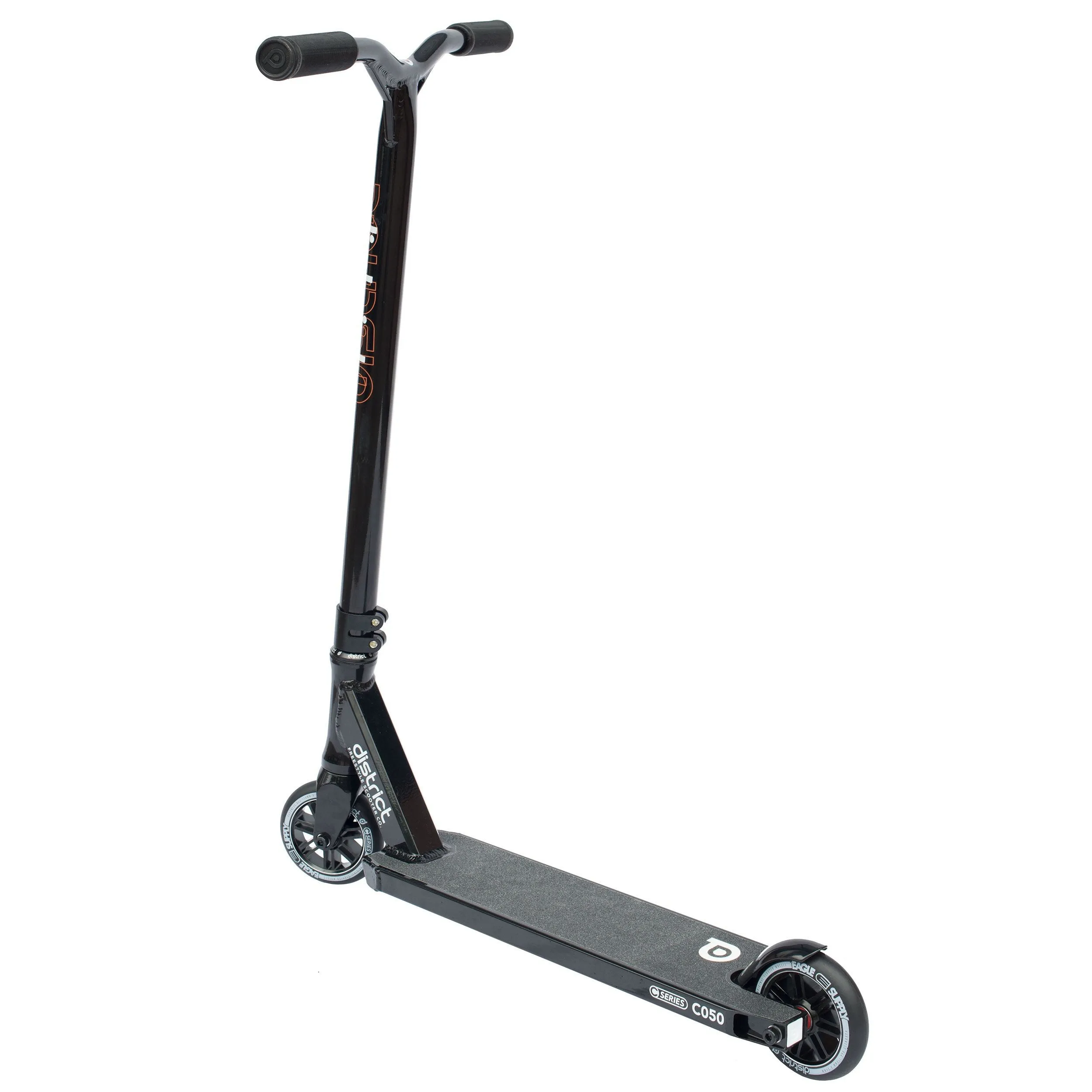 District Scooters C050 Complete Stunt Scooter, Black/Black