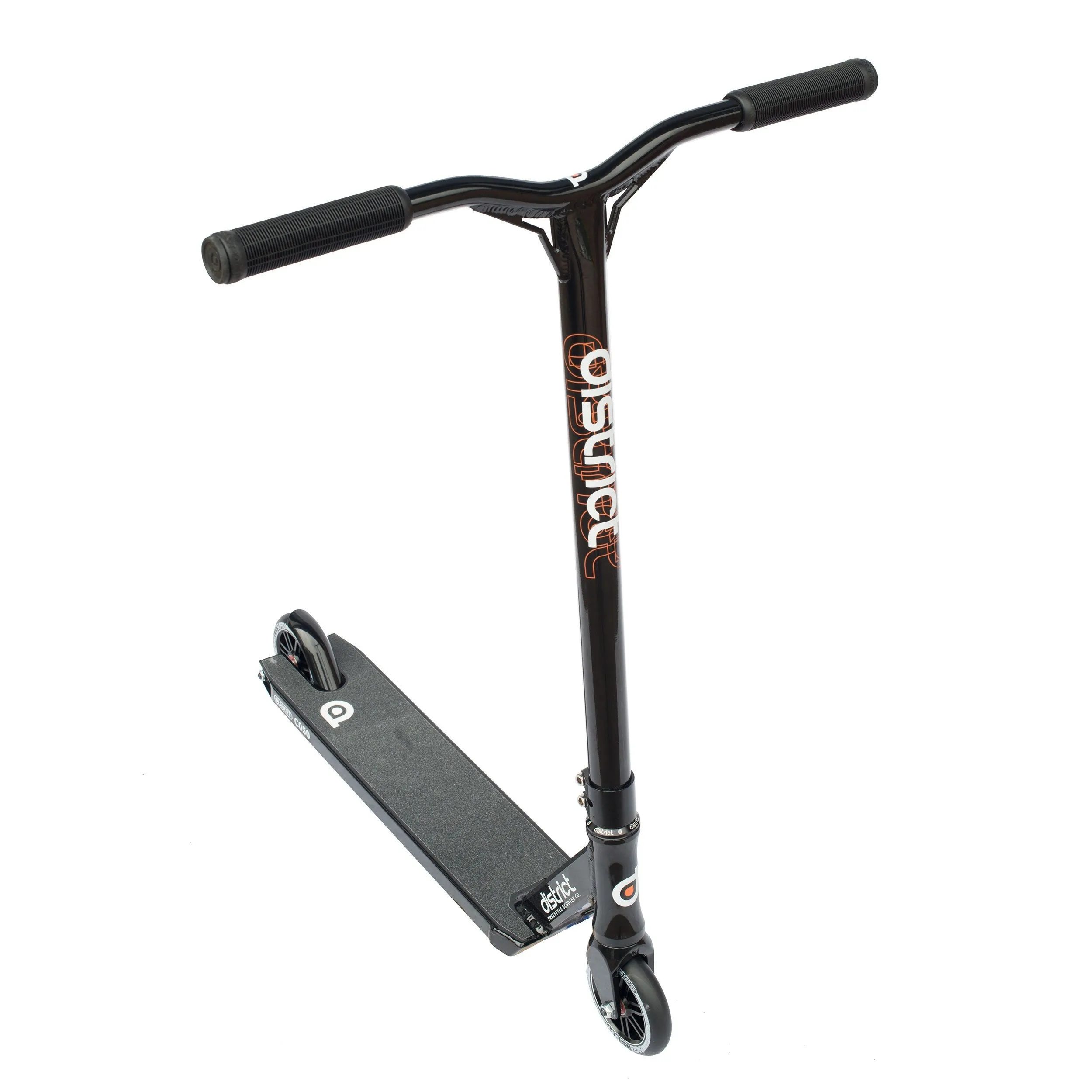 District Scooters C050 Complete Stunt Scooter, Black/Black